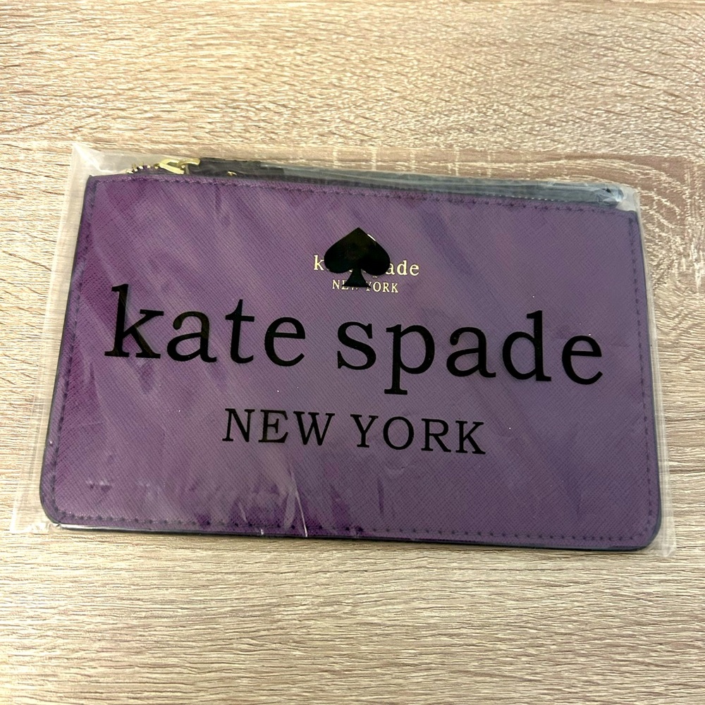 Kate Spade New York Wristlet Wallet- New - Purple